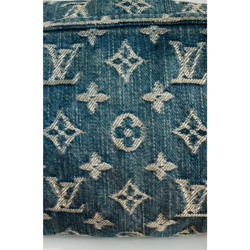 Louis Vuitton LV Pleaty in Monogram Denim with box and dust bag